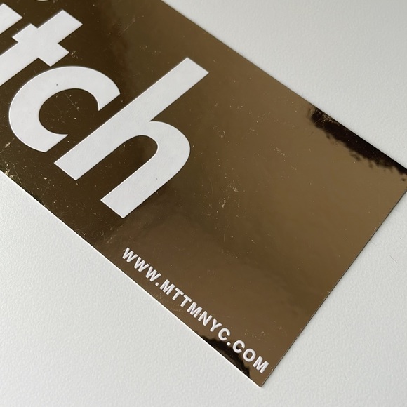 Married to the mob gold B!TCH sticker - Picture 3 of 4